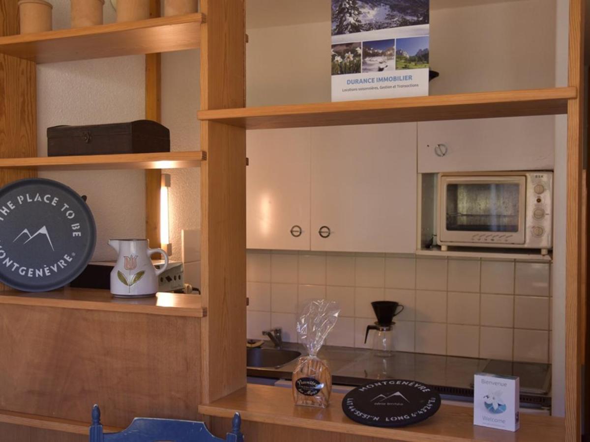 Appartement Cosy 2 Pieces Au Pied Des Pistes, Parking Et Casier A Skis - Fr-1-266-62 Montgenèvre المظهر الخارجي الصورة